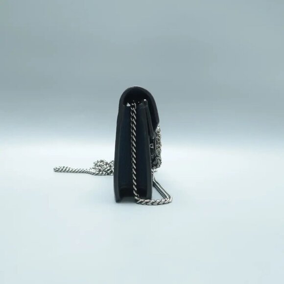 100% Authentic GUCCI Dionysus Super Mini Blue Shoulder Bag 778-11424 - Picture 4 of 12